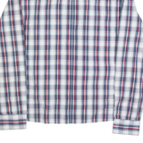 LEE Mens Shirt Blue Check Long Sleeve M