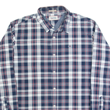 HILFIGER DENIM Mens Shirt Blue Check Long Sleeve XL