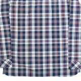 HILFIGER DENIM Mens Shirt Blue Check Long Sleeve XL