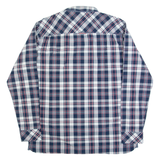 HILFIGER DENIM Mens Shirt Blue Check Long Sleeve XL