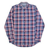 TOMMY HILFIGER Slim Fit Mens Shirt Blue Check Long Sleeve L