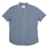 LEVI'S Slim Fit Mens Shirt Blue Check L