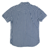 LEVI'S Slim Fit Mens Shirt Blue Check L