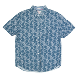 ORIGINAL PENGUIN Heritage Slim Fit Mens Shirt Blue Floral M