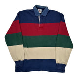 Barbarian Striped Rugby Shirt - 2XL Multicoloured Cotton