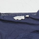 FAT FACE Womens Camisole Top Blue Sleeveless UK 8