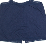 FAT FACE Womens Camisole Top Blue Sleeveless UK 8