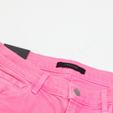 J BRAND Ruby Crop Cigarette Womens Jeans Pink Slim Tapered W29 L26