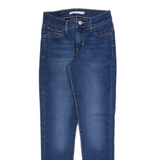 LEVI'S 710 Womens Jeans Blue Slim Skinny Stone Wash W26 L28