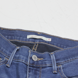 LEVI'S 710 Womens Jeans Blue Slim Skinny Stone Wash W26 L28