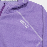 REGATTA Womens Fleece Purple 1/4 Zip M