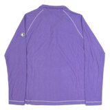 REGATTA Womens Fleece Purple 1/4 Zip M