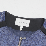 SANDRO Womens Jacket Blue M