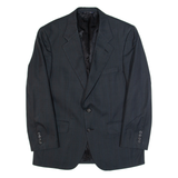 BURBERRY Mens Blazer Jacket Black 90s Striped M