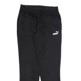PUMA Womens Joggers Black Tapered UK 10 W28 L28