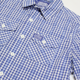 SUPERDRY Mens Shirt Blue Gingham M