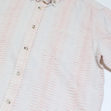 BEN SHERMAN Mens Shirt Red Striped M