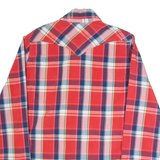 HOLLISTER Surfer Fit Mens Shirt Red Check Long Sleeve S