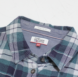 TOMMY HILFIGER Womens Shirt Blue Check Long Sleeve XS