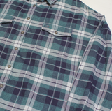 TOMMY HILFIGER Womens Shirt Blue Check Long Sleeve XS