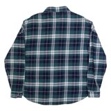 TOMMY HILFIGER Womens Shirt Blue Check Long Sleeve XS
