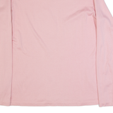 LANDS END Womens T-Shirt Pink Long Sleeve V-Neck S