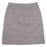 LAURA ASHLEY Womens Straight Skirt Grey Short UK 12