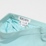 ESCADA Womens Pencil Skirt Blue Knee Length Wool M
