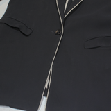 MASSIMO DUTTI Womens Blazer Jacket Black S