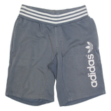ADIDAS Mens Casual Shorts Grey Relaxed S W26