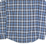 TED BAKER Mens Shirt Blue Check Long Sleeve L