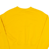 CHAMPION Cropped Womens Sweatshirt Yellow XS
