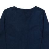 DKNY Womens Top Blue 3/4 Sleeve S