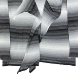 DIESEL Womens Kimono Blouse Grey Long Sleeve Striped L