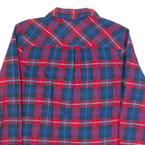 TOMMY HILFIGER Womens Printed Shirt Red Collared Long Sleeve Check XS