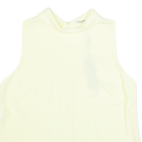 COAST Womens Vest Yellow Sleeveless UK 16