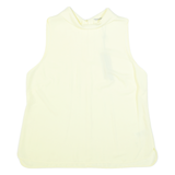 COAST Womens Vest Yellow Sleeveless UK 16