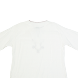 ZEHRIA Womens Top White V-Neck XL