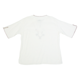 ZEHRIA Womens Top White V-Neck XL