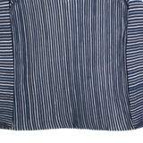 HUGO BOSS Womens Top Blue V-Neck Long Sleeve Striped L