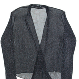 Womens Kimono Top Black Long Sleeve M