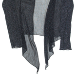 Womens Kimono Top Black Long Sleeve M