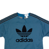 ADIDAS Womens Top Blue UK 14