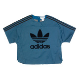 ADIDAS Womens Top Blue UK 14