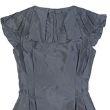 TED BAKER Womens Top Black V-Neck Silk XS