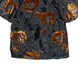 LAURA ASHLEY Womens Printed Blouse Black Floral UK 10