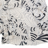 TED BAKER Womens Printed Blouse Pink High Neck Long Sleeve Crazy Pattern M