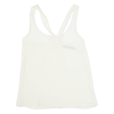 ZARA TRAFALUC Womens Vest Cream Sleeveless M