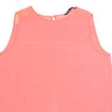 ZARA WOMAN Womens Vest Pink Sleeveless S