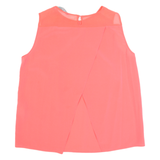 ZARA WOMAN Womens Vest Pink Sleeveless S